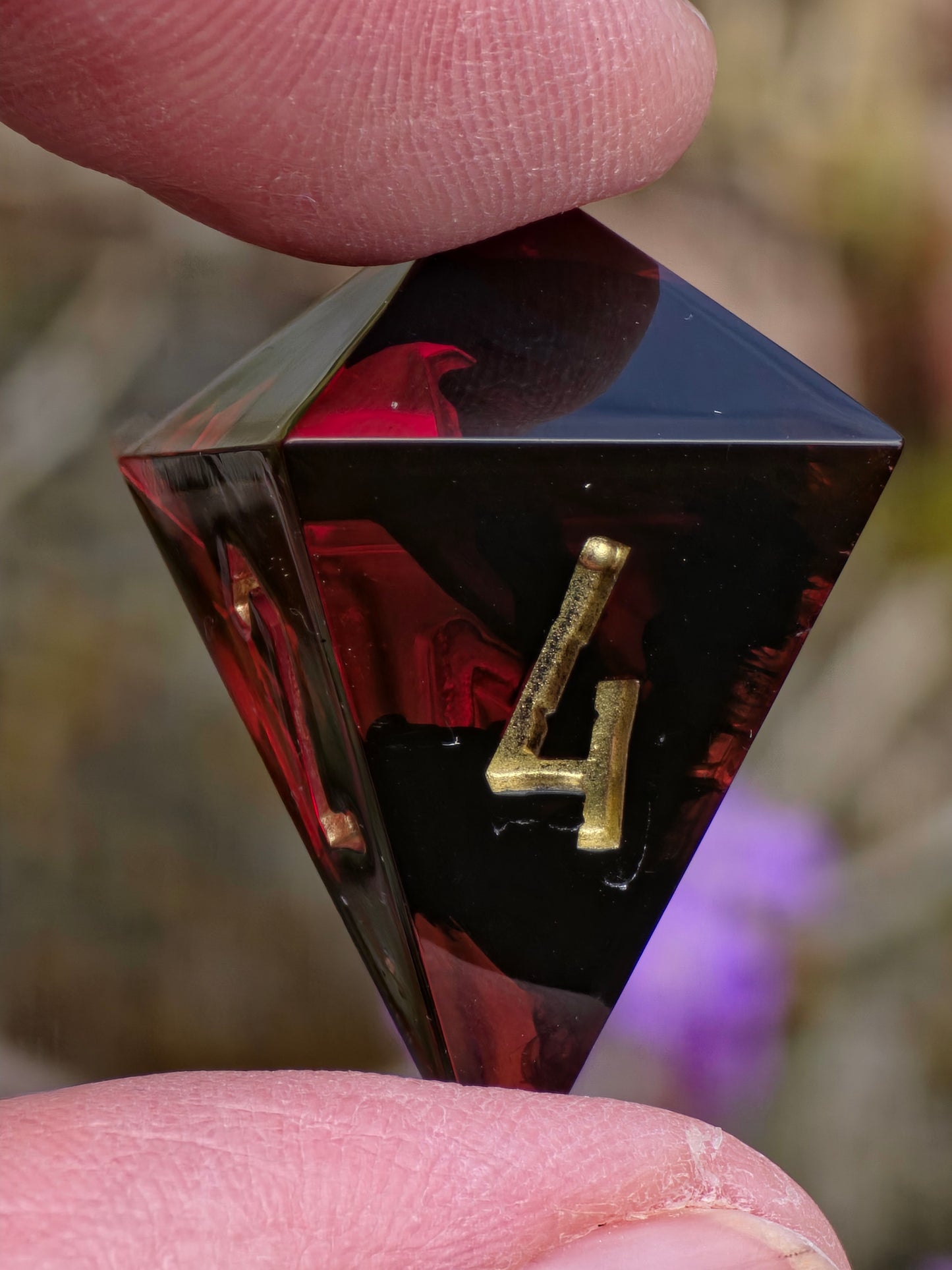 Greek Mythology Dice Set – Hades Inspired Cerberus Resin Dice, Liquid Core Ambrosia Potion D12, Handmade Fantasy DnD Dice for Collectors