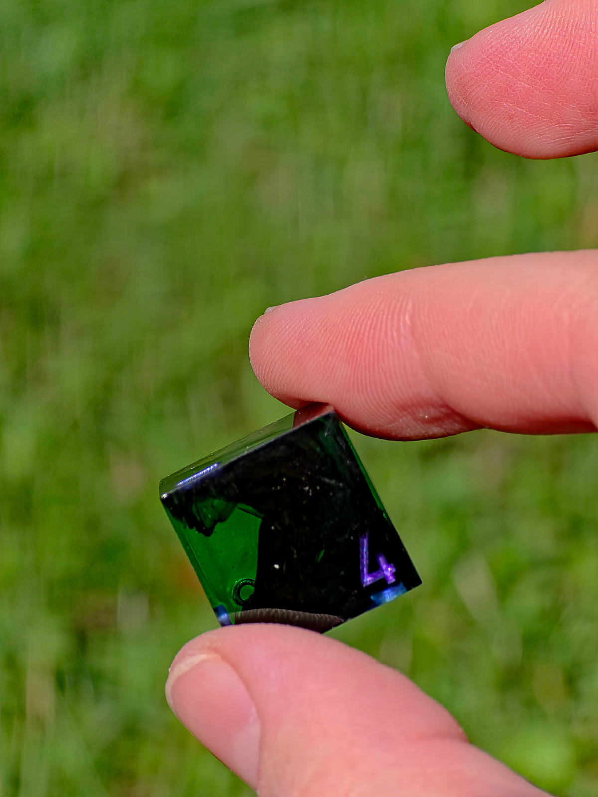 Guardian of the Emerald Dream - Ysera Inspired Würfelset – 7-teiliges DnD Dice Set | World of Warcraft Emerald Dream Dragon | Grüne Drachen Würfel | Handmade Resin Dice