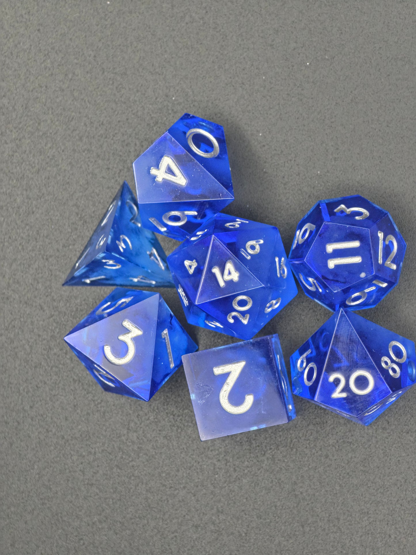 Midnight Nebula – Mystisches Glow Nebula Dice Set